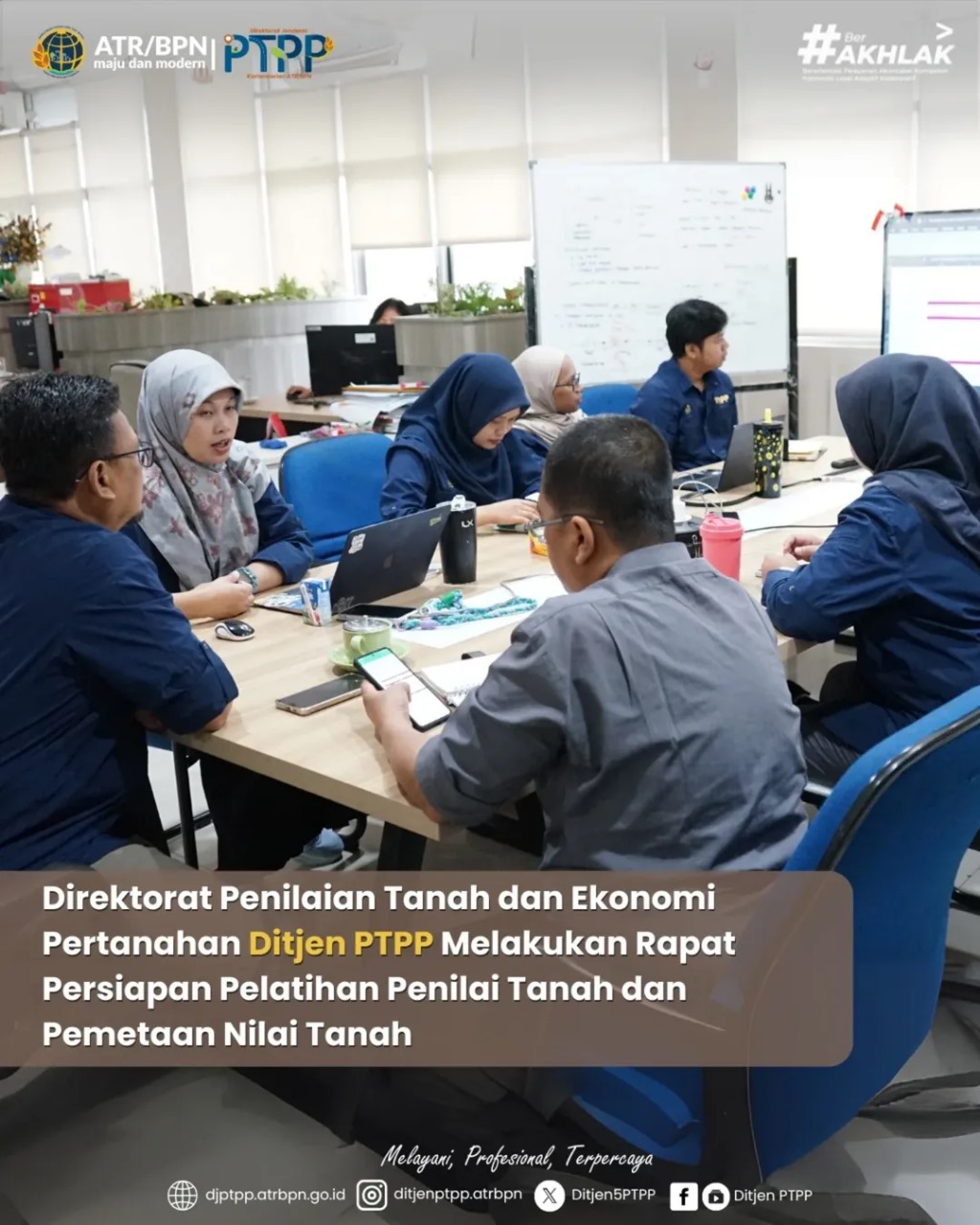 Direktorat Penilaian Tanah dan Ekonomi Pertanahan Ditjen PTPP Melakukan Rapat Persiapan Pelatihan Penilai Tanah dan Pemetaan Nilai Tanah