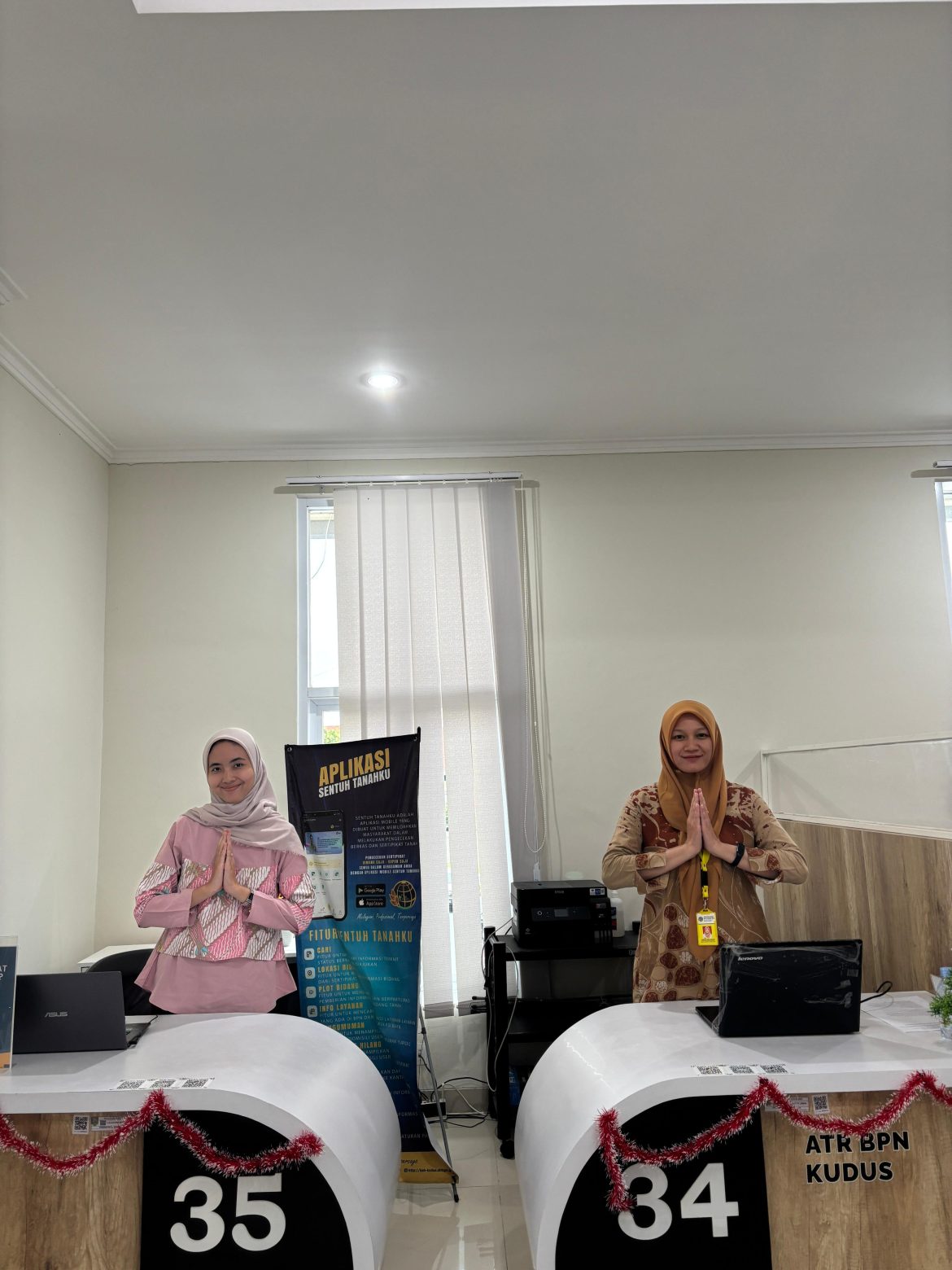 BPN Kudus Sigap Layani Masyarakat di Gerai layanan Mall Pelayanan Publik di nomor 34 dan 35 pada Kamis, 18 September 2025