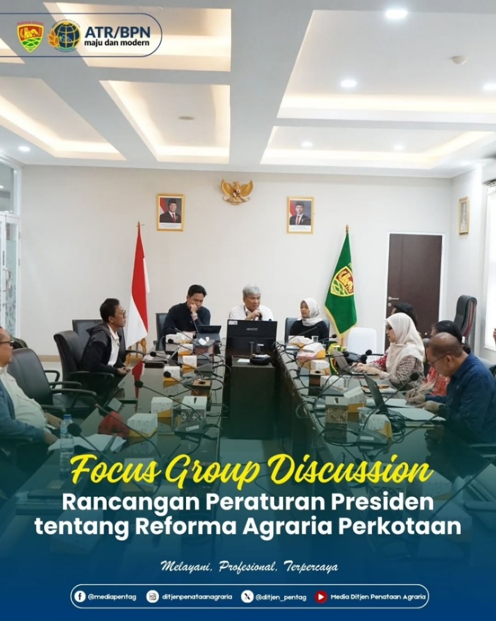Focus Group Discussion (FGD) Rancangan Peraturan Presiden tentang Reforma Agraria Kementerian ATR/BPN Perkotaan