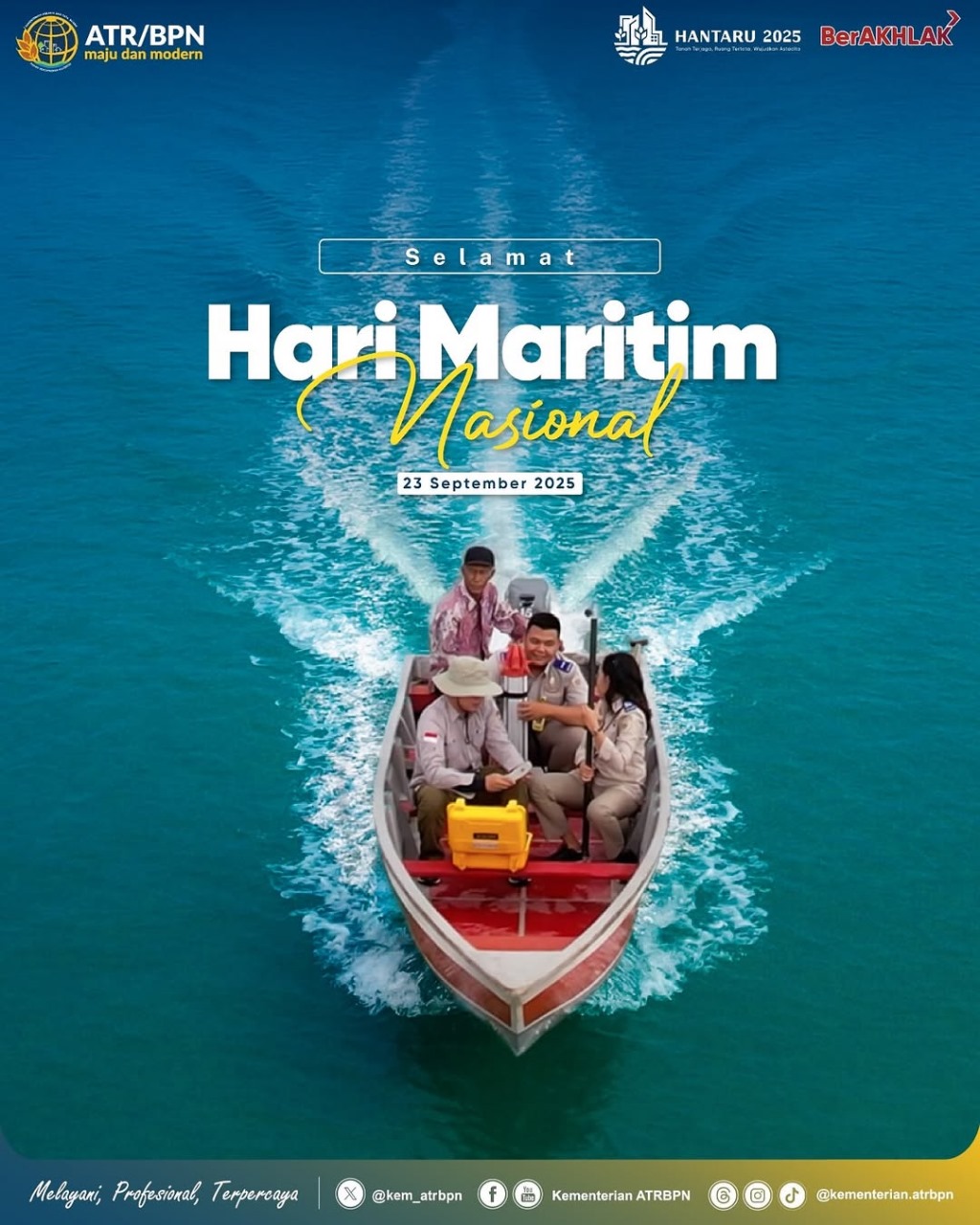Kementerian ATR/BPN Ajak Masyarakat Jaga Lautan di Hari Maritim Nasional 2025