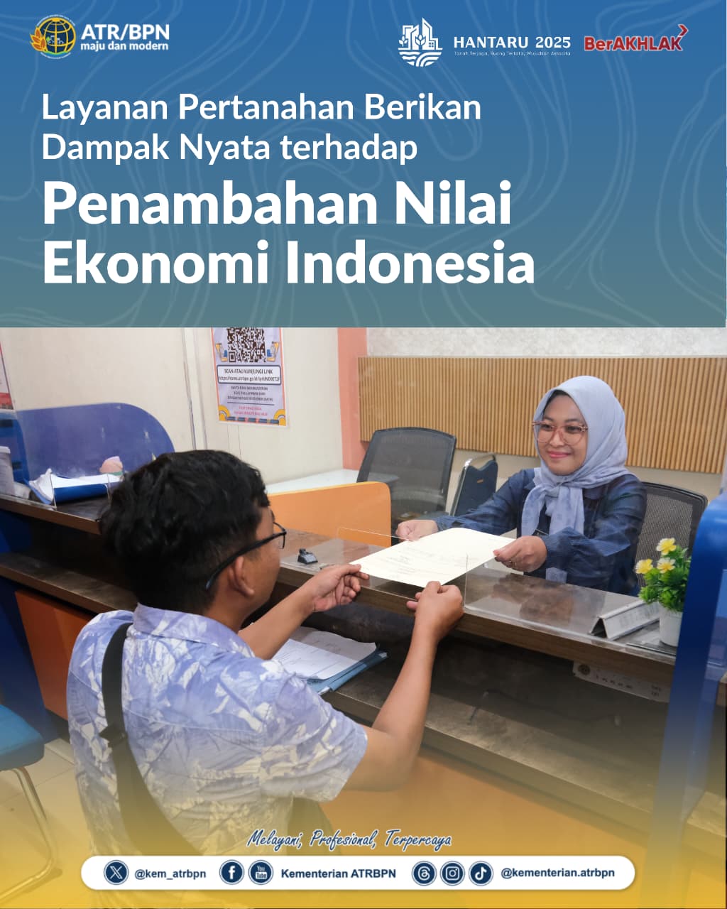 Layanan Pertanahan Berikan Dampak Nyata terhadap Penambahan Nilai Ekonomi di Indonesia