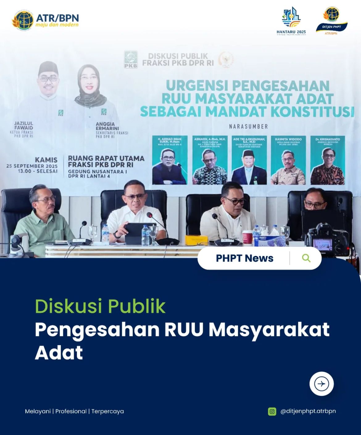 Diskusi Publik Pengesahan RUU Msyarakat Adat