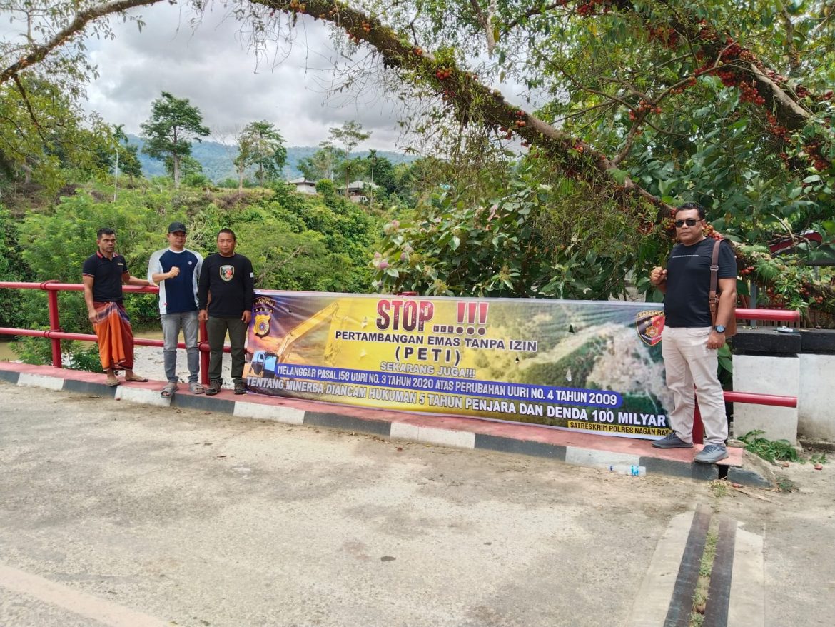 Kasatreskrim Laksanakan Perintah Kapolres Tindak tegas Pelaku Tambang Tanpa Izin