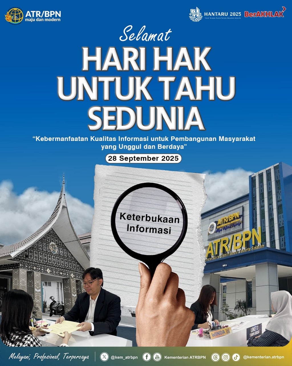 Kementerian ATR/BPN Peringati Hari Hak untuk Tahu Sedunia 2025
