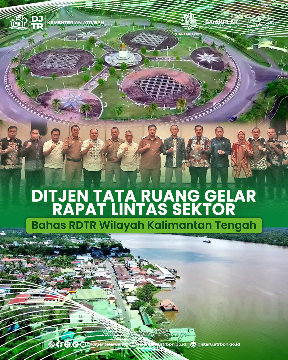 Dirjen Tata Ruang Gelar Rapat lintas Sektor Bahas RDTD Wilayah Kalimantan Tengah