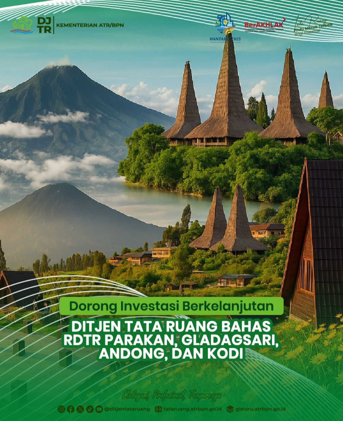 Dorong Investasi Berkelanjutan Ditjen Tata Ruang Bahas RDTR Parakan, Gladagsari, Andong dan Kodi