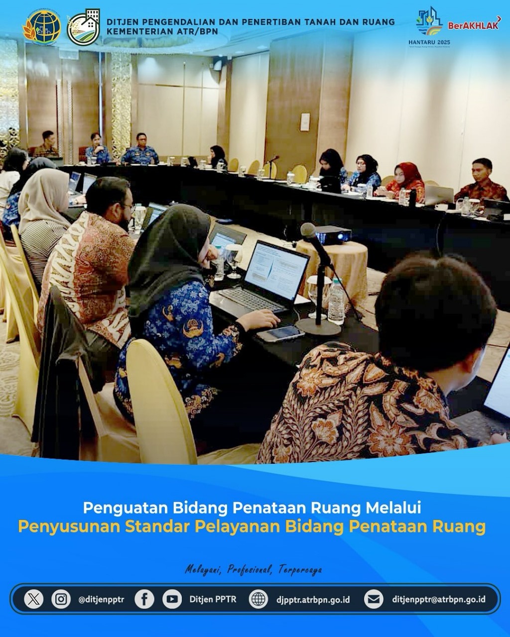 Penguatan Bidang Penataan Ruang melalui Penyusunan Standar Pelayanan Bidang Penataan Ruang