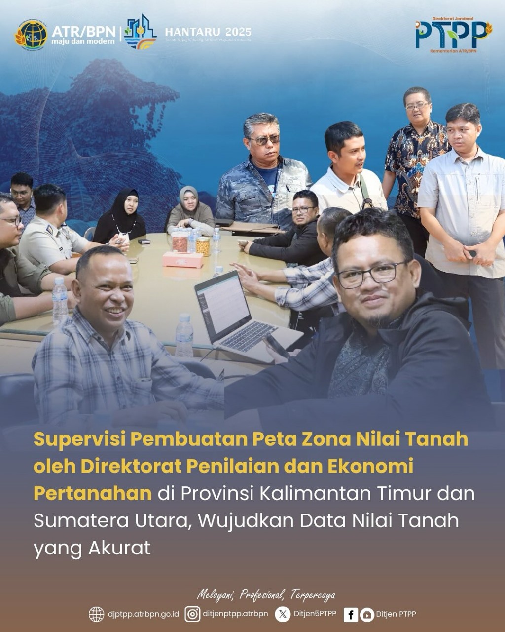 Supervisi Pembuatan Peta Zona Nilai Tanah oleh Direktorat Penilaian Tanah dan Ekonomi Pertanahan di Provinsi Kalimantan Timur dan Sumatera Utara, Wujudkan Data Nilai Tanah yang Akurat