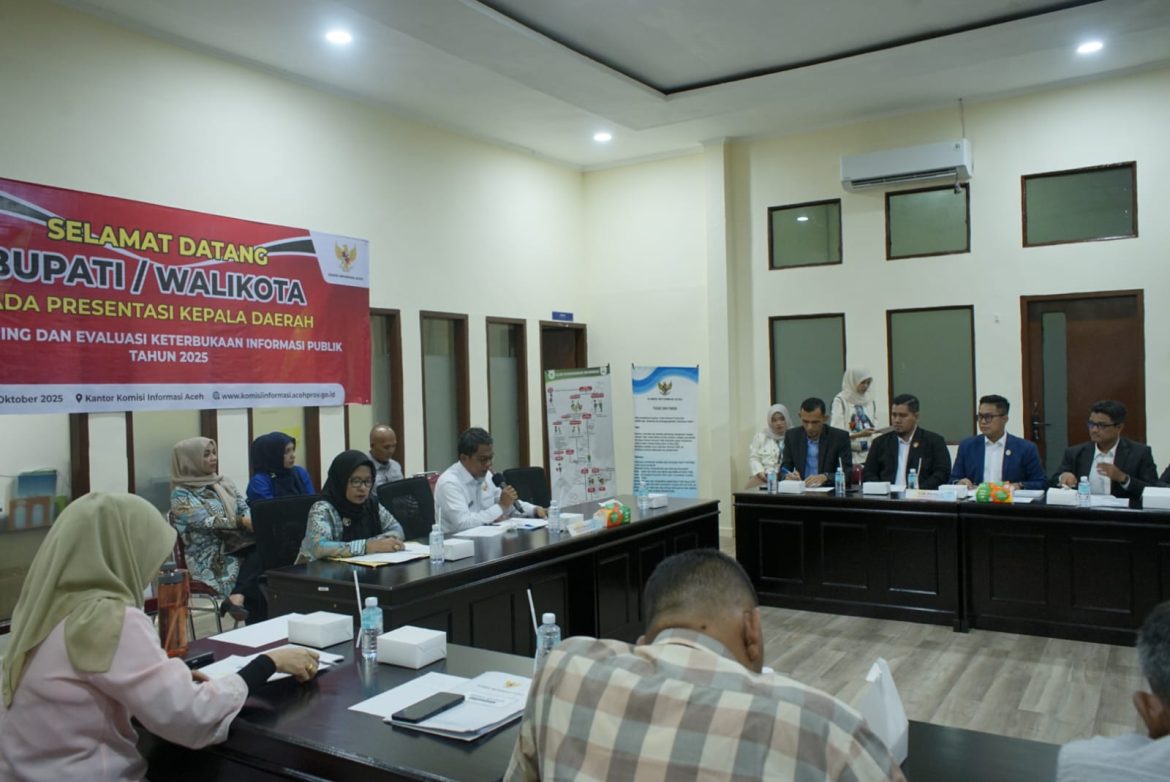 Nagan Raya Tampilkan Inovasi Digital Dan Non Digital Pada Evaluasi Keterbukaan Informasi Badan Publik 2025