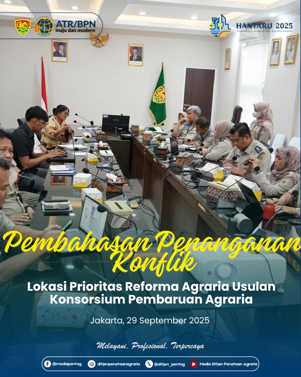 Pembahasan Penanganan Konflik Lokasi Prioritas Reforma Agraria Usulan Konsorsium Pembaruan Agraria
