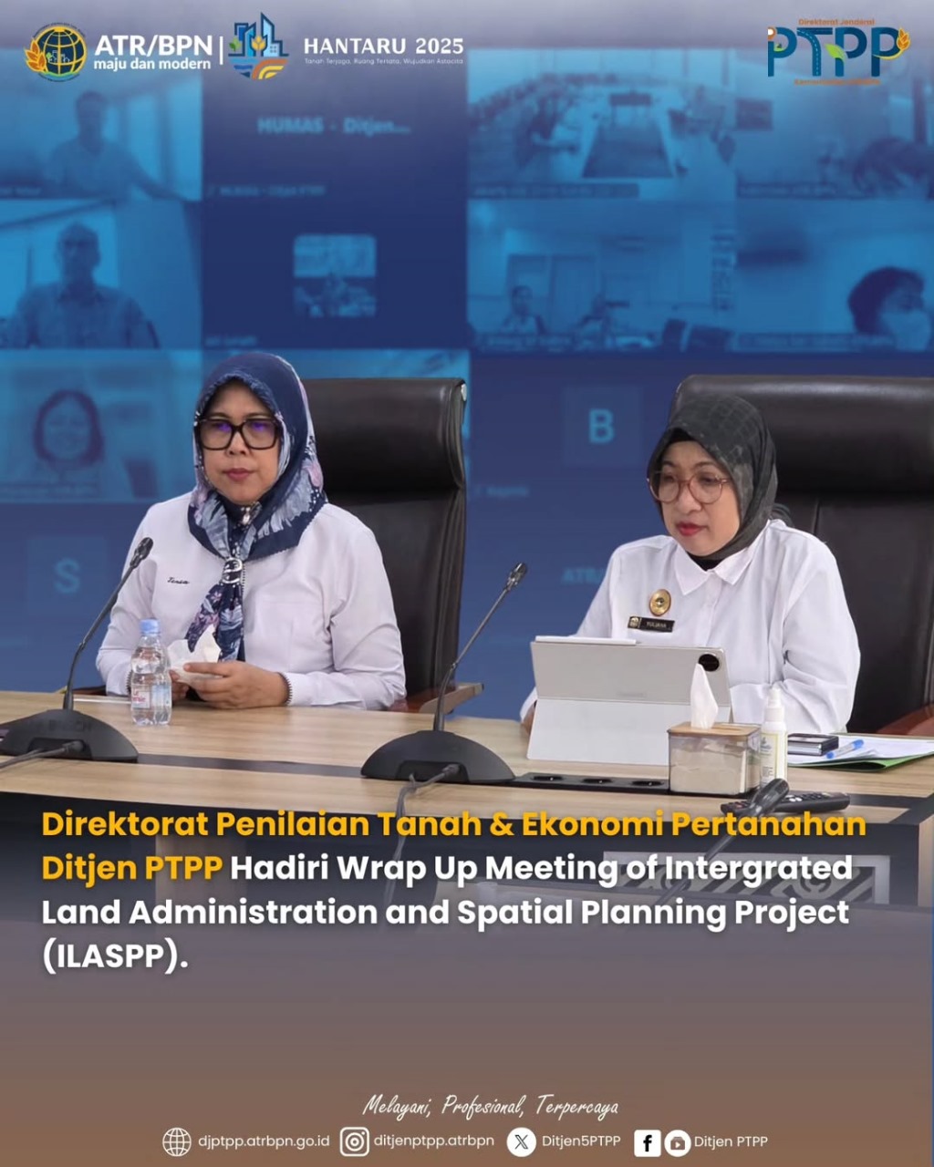 Ditjen PTPP Kementerian ATR/BPN Kawal Progres Proyek ILASPP Melalui Evaluasi Akhir