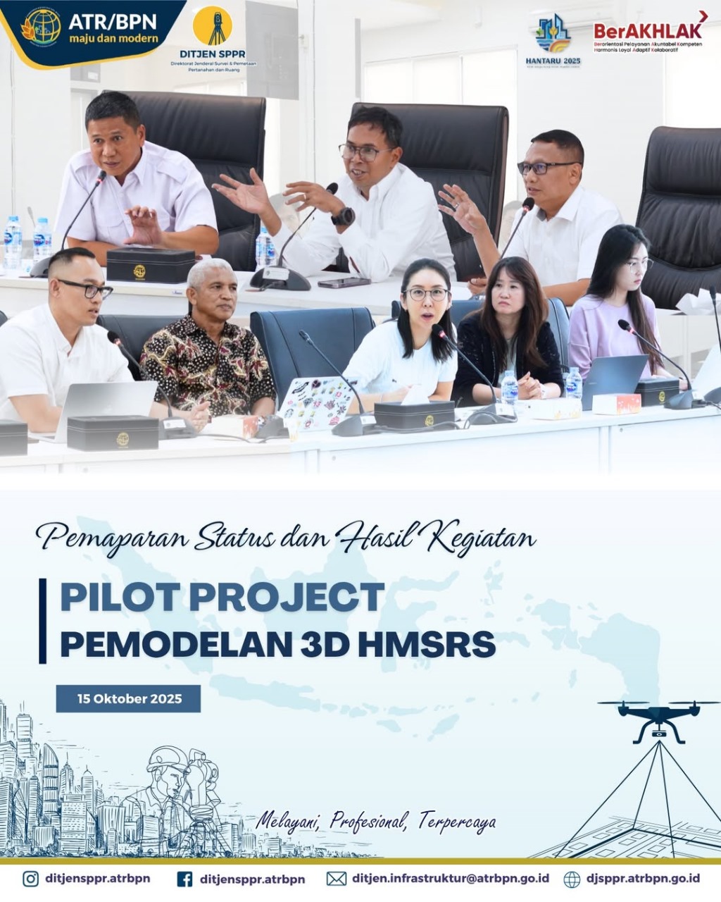 Pemaparan Status dan Hasil Kegiatan Pilot Project Pemodelan 3D HMSRS