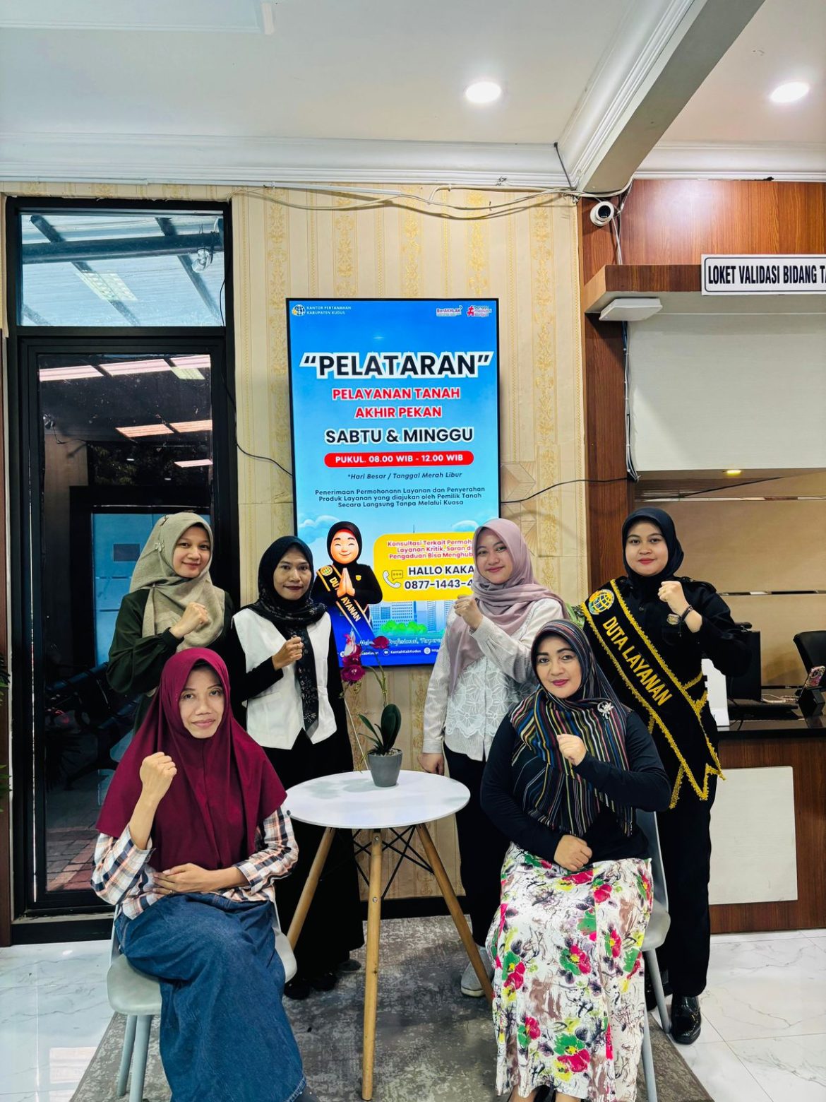 Kantor Pertanahan Kabupaten Kudus Hadirkan Inovasi Layanan PELATARAN: Pelayanan Tanah Akhir Pekan untuk Masyarakat yang Aktif dan Produktif pada Sabtu, 18 Oktober 2025