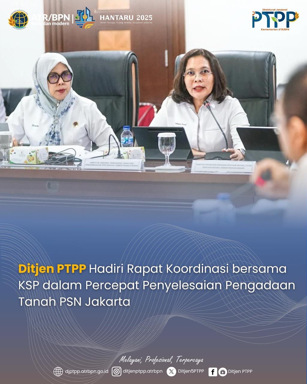 Ditjen PTPP Hadiri Rapat Koordinasi Bersama KSP dalam Percepat Penyelesaian Pengadaan Tanah PSN Jakarta