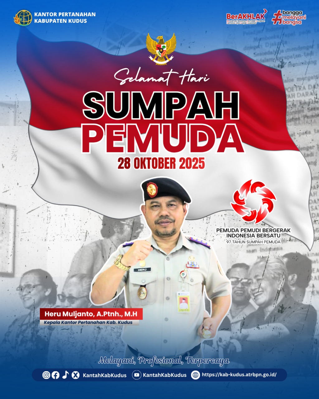 Selamat Hari Sumpah Pemuda ke – 97 28 Oktober 2025