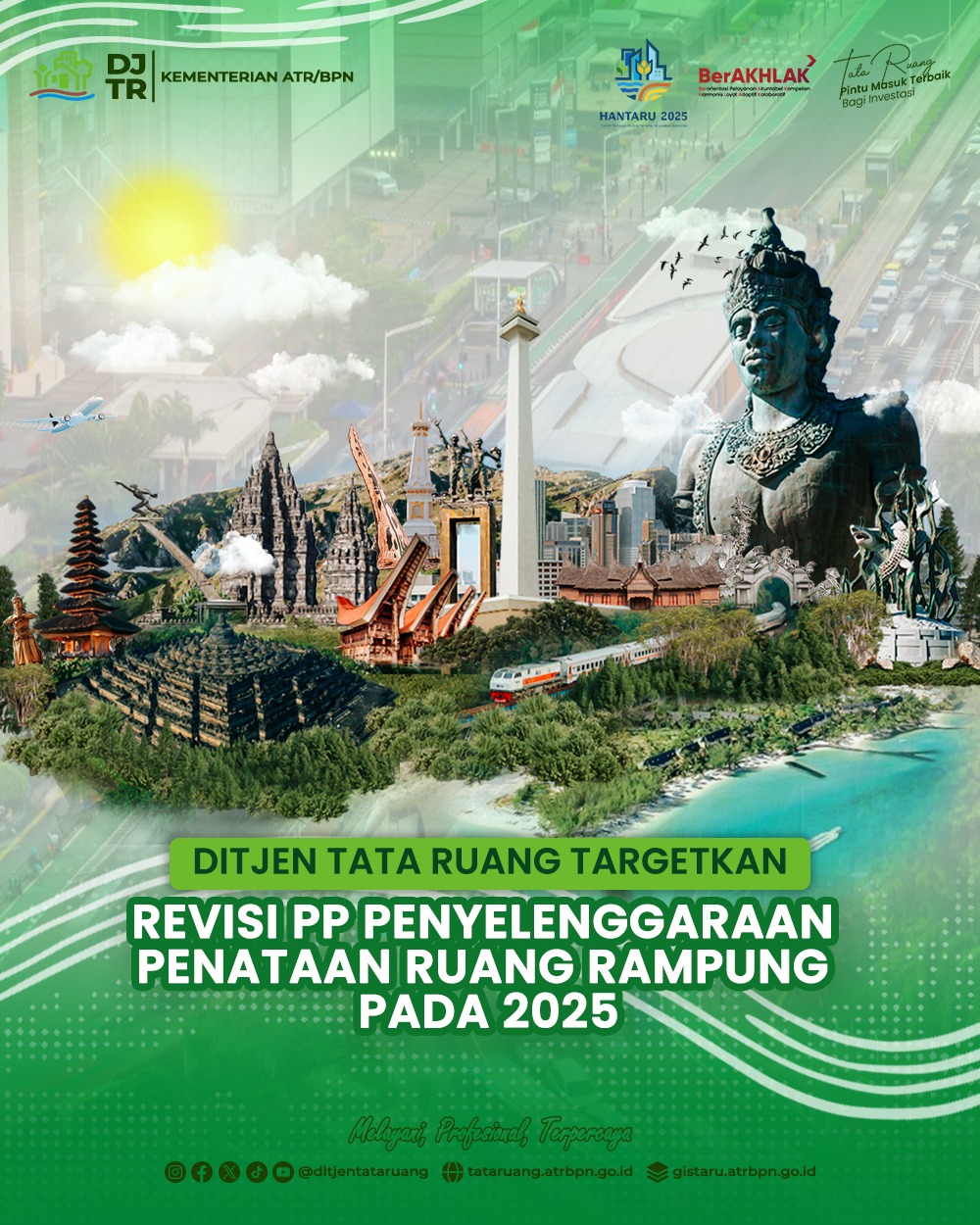 Ditjen Tata Ruang Targetkan Revisi PP Penyelenggaraan Penataan Ruang Rampung pada 2025