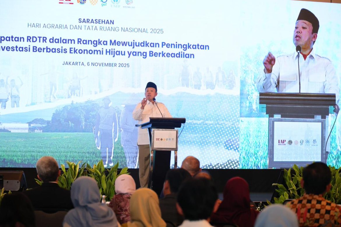 Menteri Nusron: Empat Visi Presiden Prabowo Bertumpu pada Pemanfaatan Tanah dan Tata Ruang yang Berkeadilan