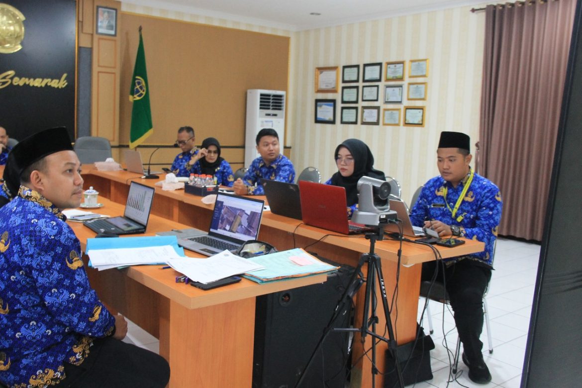 Perkuat Kinerja dan Akuntabilitas, Kantor Pertanahan Kabupaten Kudus Ikuti Monitoring & Evaluasi Kanwil BPN Jawa Tengah