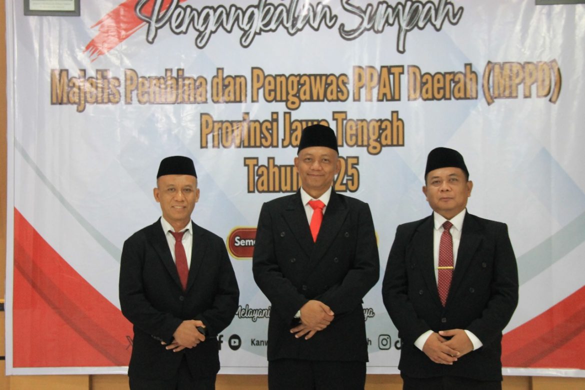 Pengangkatan Sumpah MPPD, Kantor Pertanahan Kabupaten Kudus Ikuti Secara Daring