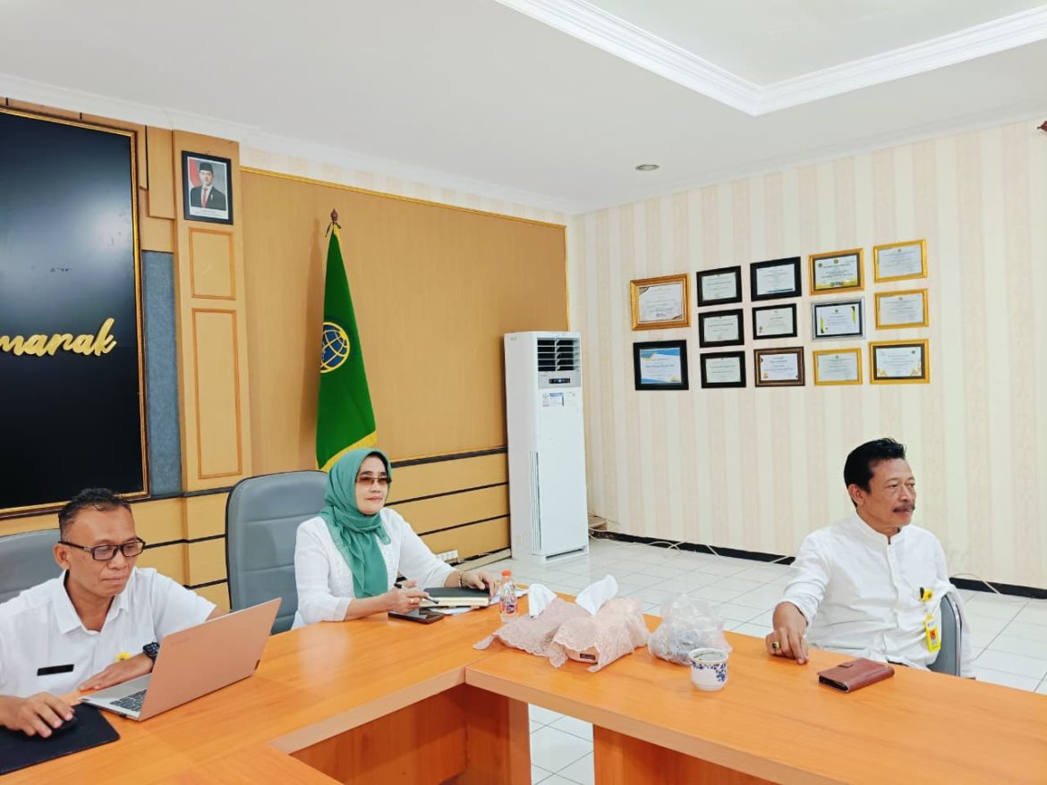 Kantor Pertanahan Kabupaten Kudus Ikuti Pertemuan Daring Pengawasan PNBP Sektor Pertanahan oleh Komisi II DPR RI