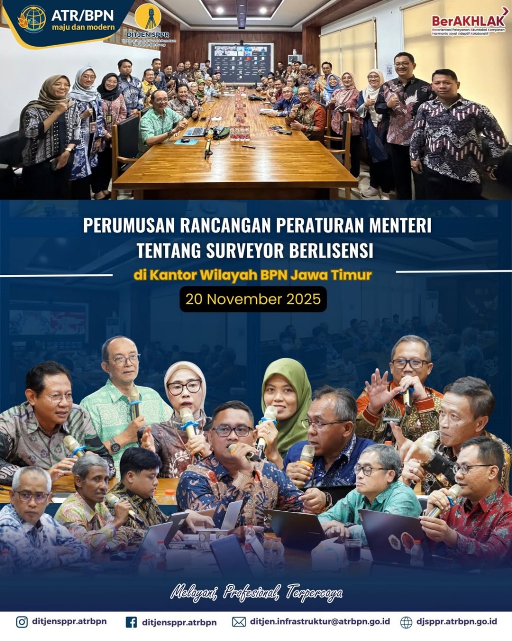 Perumusan Rancangan Peraturan Menteri Tentang Surveyor Berlisensi di Kantor Wilayah BPN Jawa Timur