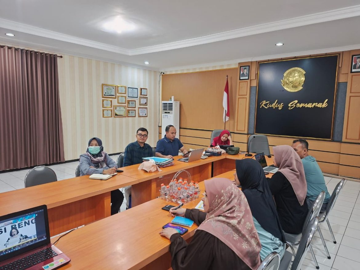 Kantor Pertanahan Kabupaten Kudus Ikuti Pembinaan Pelaksanaan Tugas dan Fungsi Tahun 2025 Secara Daring