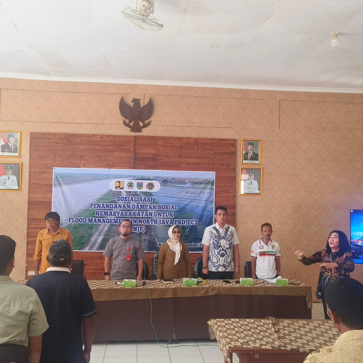 Kantor Pertanahan Kabupaten Kudus Hadiri Sosialisasi Penanganan Dampak Sosial FMNJP di Kecamatan Jati