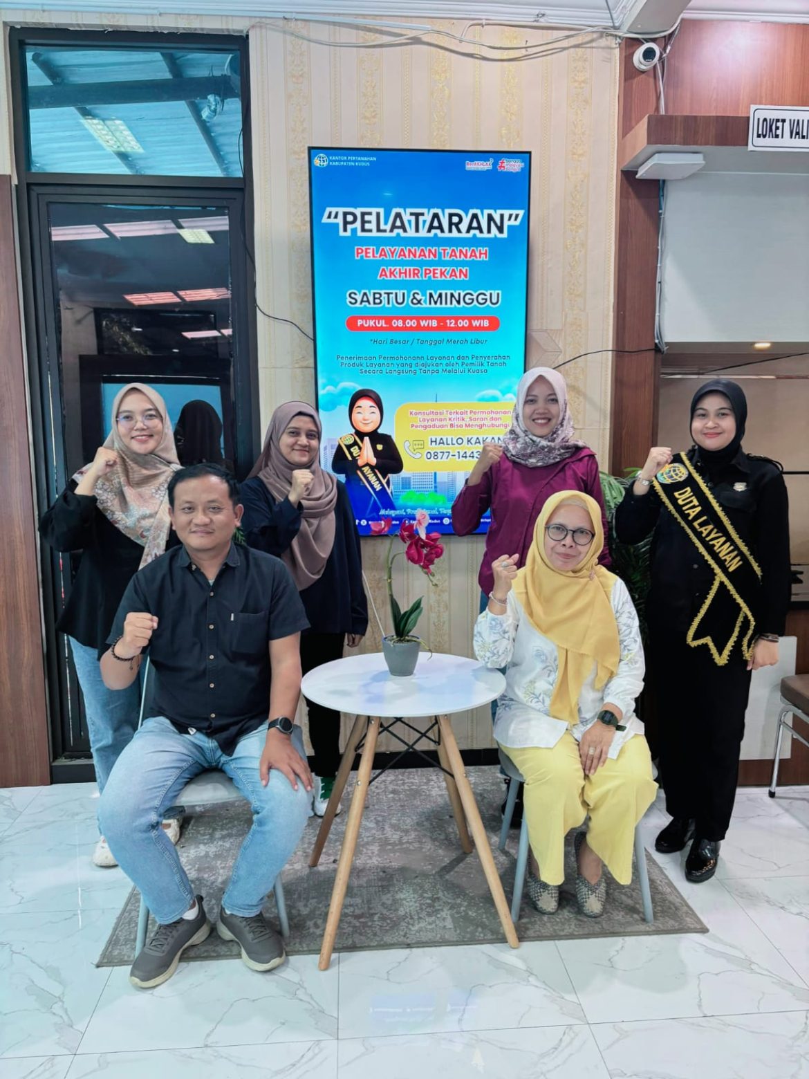 Kantor Pertanahan Kabupaten Kudus Hadirkan Inovasi Layanan PELATARAN: Pelayanan Tanah Akhir Pekan untuk Masyarakat yang Aktif dan Produktif pada Sabtu, 22 November 2025