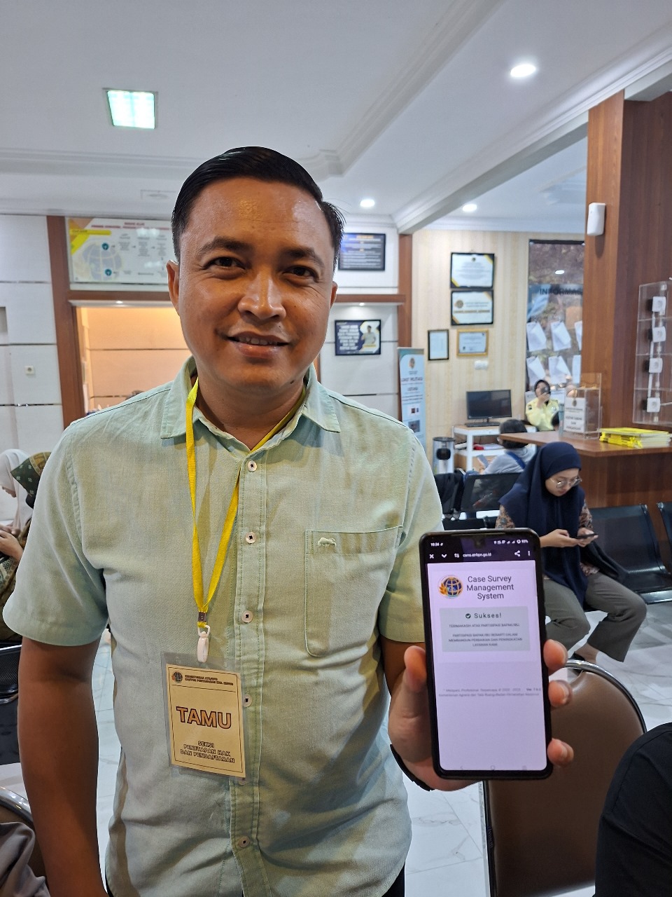 Kantor Pertanahan Kabupaten Kudus Tingkatkan Nilai Transparansi Pelayanan Melalui Review Pemohon pada Case Survey Management System (CSMS)