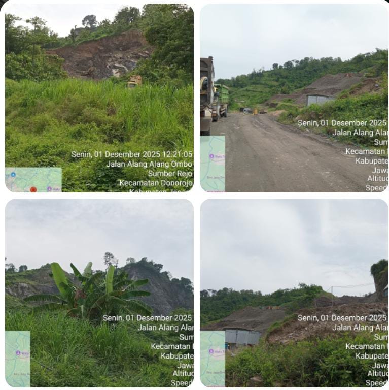 Warga : Banyaknya Tambang Sirtu Di Donorojo di Duga Ada yang Ilegal