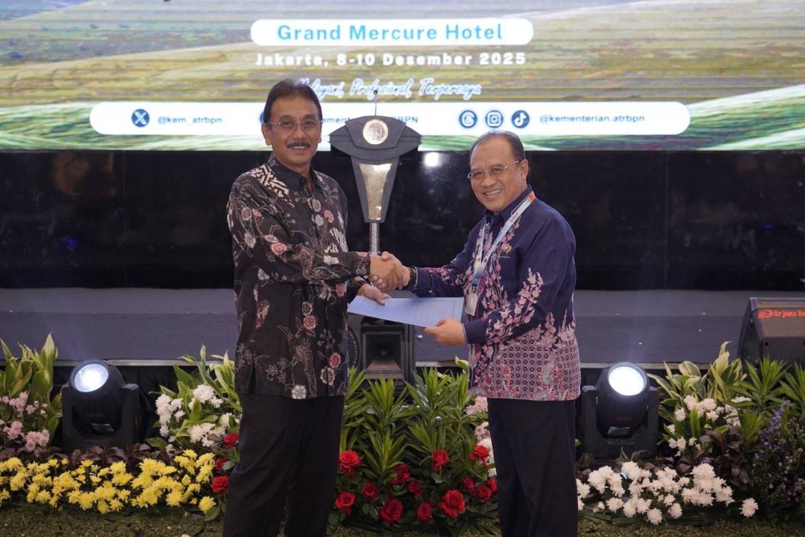 Resmi Ditutup, Sekjen ATR/BPN Ingin Rakernas 2025 Jadi Momentum Tata Ulang Fondasi Pelayanan yang Lebih Baik