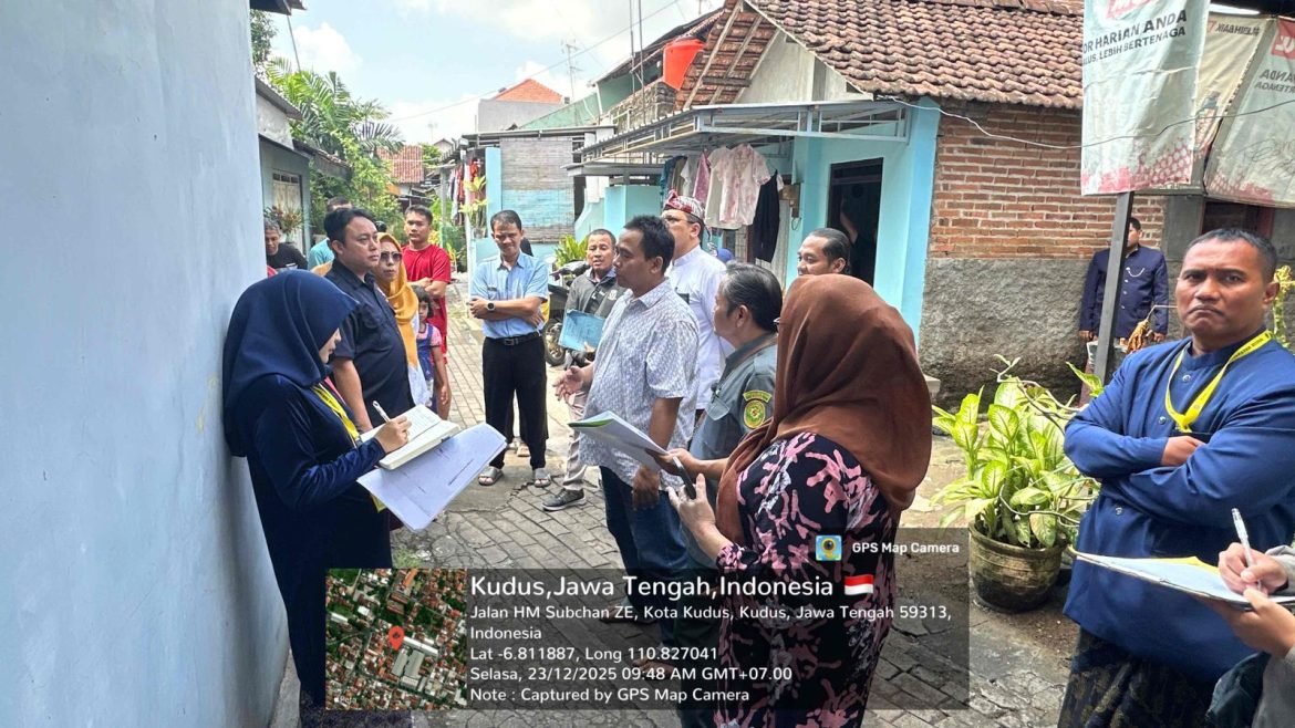 Kantor Pertanahan Kabupaten Kudus Hadiri Sidang Pemeriksaan Setempat Perkara Perdata di Kelurahan Purwosari