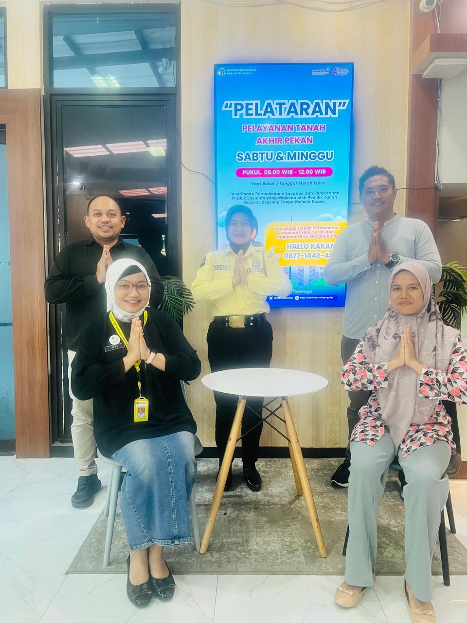 PELATARAN: Pelayanan Tanah Akhir Pekan di Kantor Pertanahan Kabupaten Kudus untuk Masyarakat pada Sabtu, 27 Desember 2025