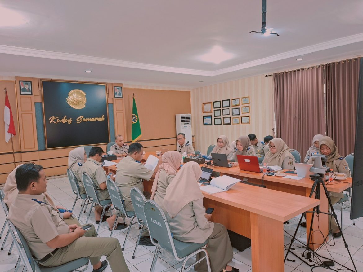 Kantor Pertanahan Kabupaten Kudus Ikuti Rapat Bedah DIPA Tahun Anggaran 2026