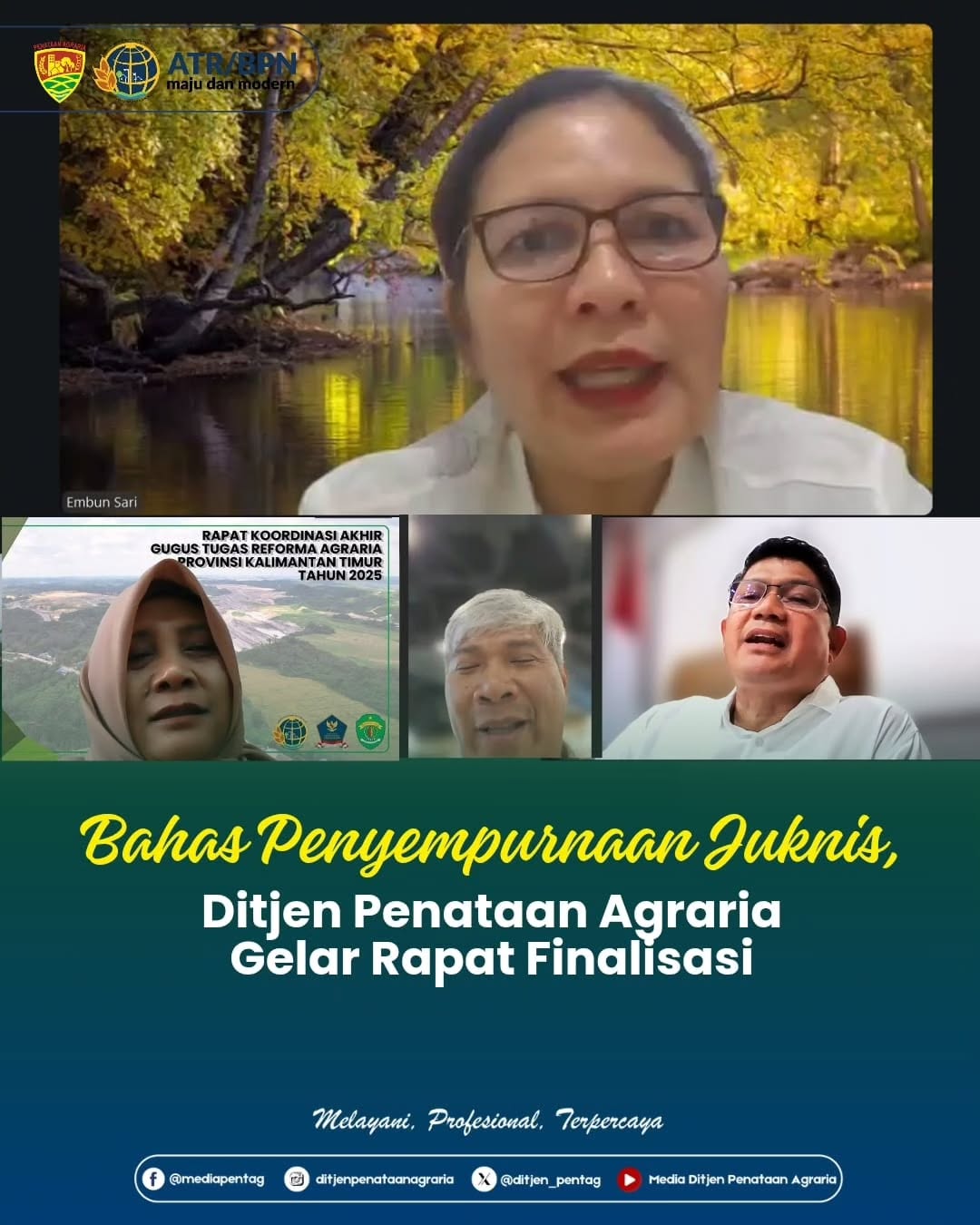 Bahas Penyempurnaan Juknis Ditjen Penataan Agraria Gelar Rapat Finalisasi