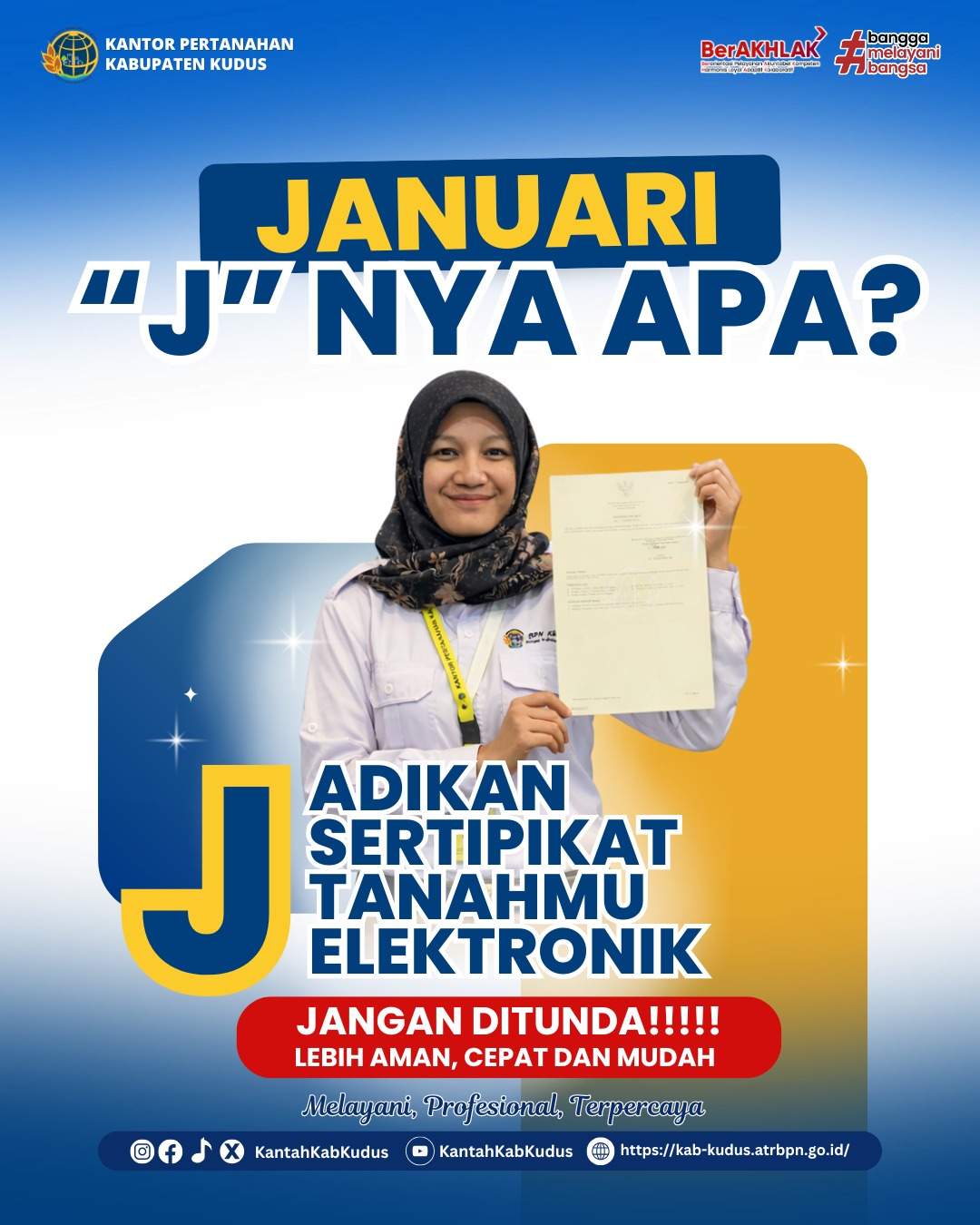 Awali Tahun dengan Langkah Pasti: Jadikan Sertipikat Tanah Anda Elektronik