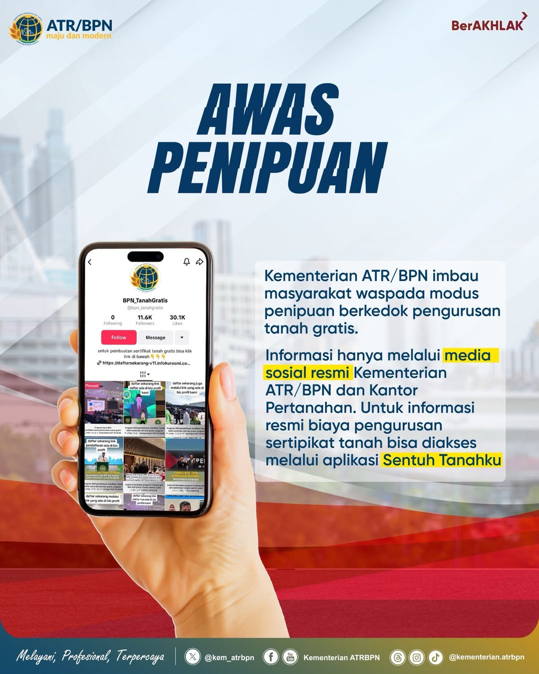 Kementerian ATR/BPN Imbau Masyarakat Waspada Hoaks Berkedok Pengurusan Sertipikat Tanah Gratis