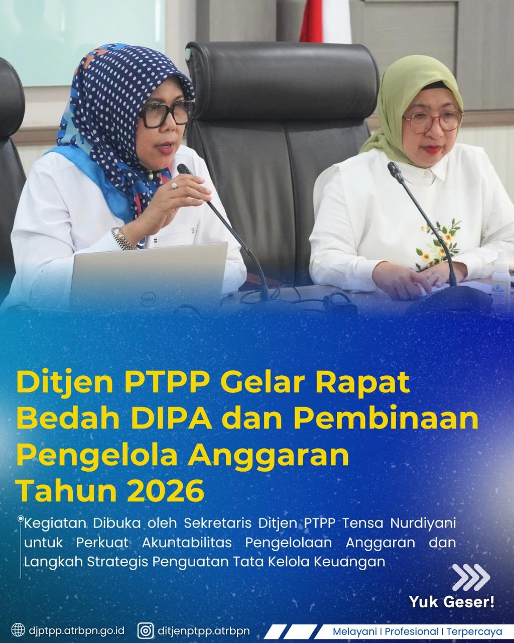 Ditjen PTPP Gelar Rapat Bedah DIPA dan Pembinaan Pengelola Anggaran Tahun 2026