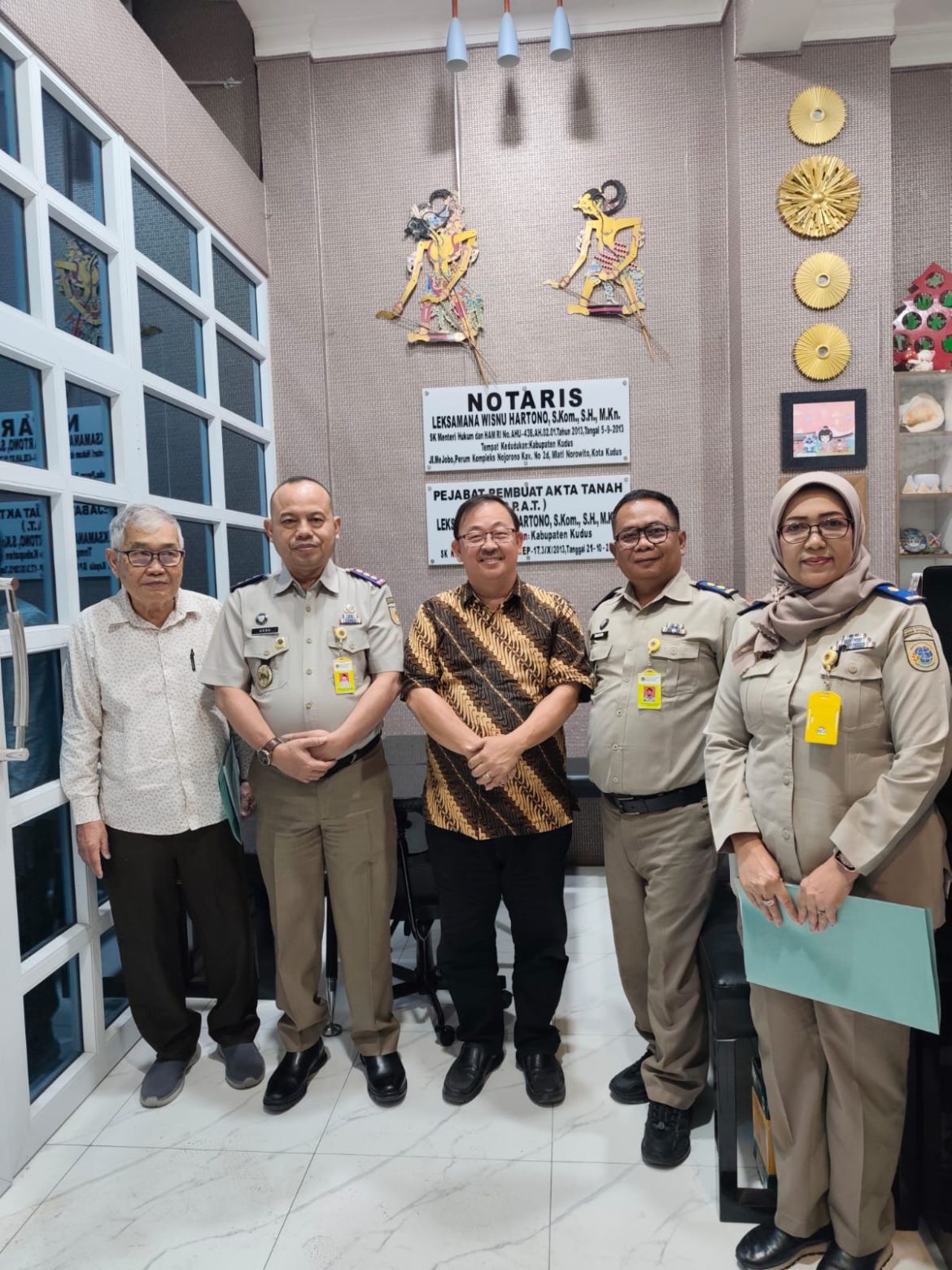 Tertib Administrasi, Kantor Pertanahan Kabupaten Kudus Laksanakan Serah Terima Protokol PPAT Wilayah Kerja Kabupaten Kudus