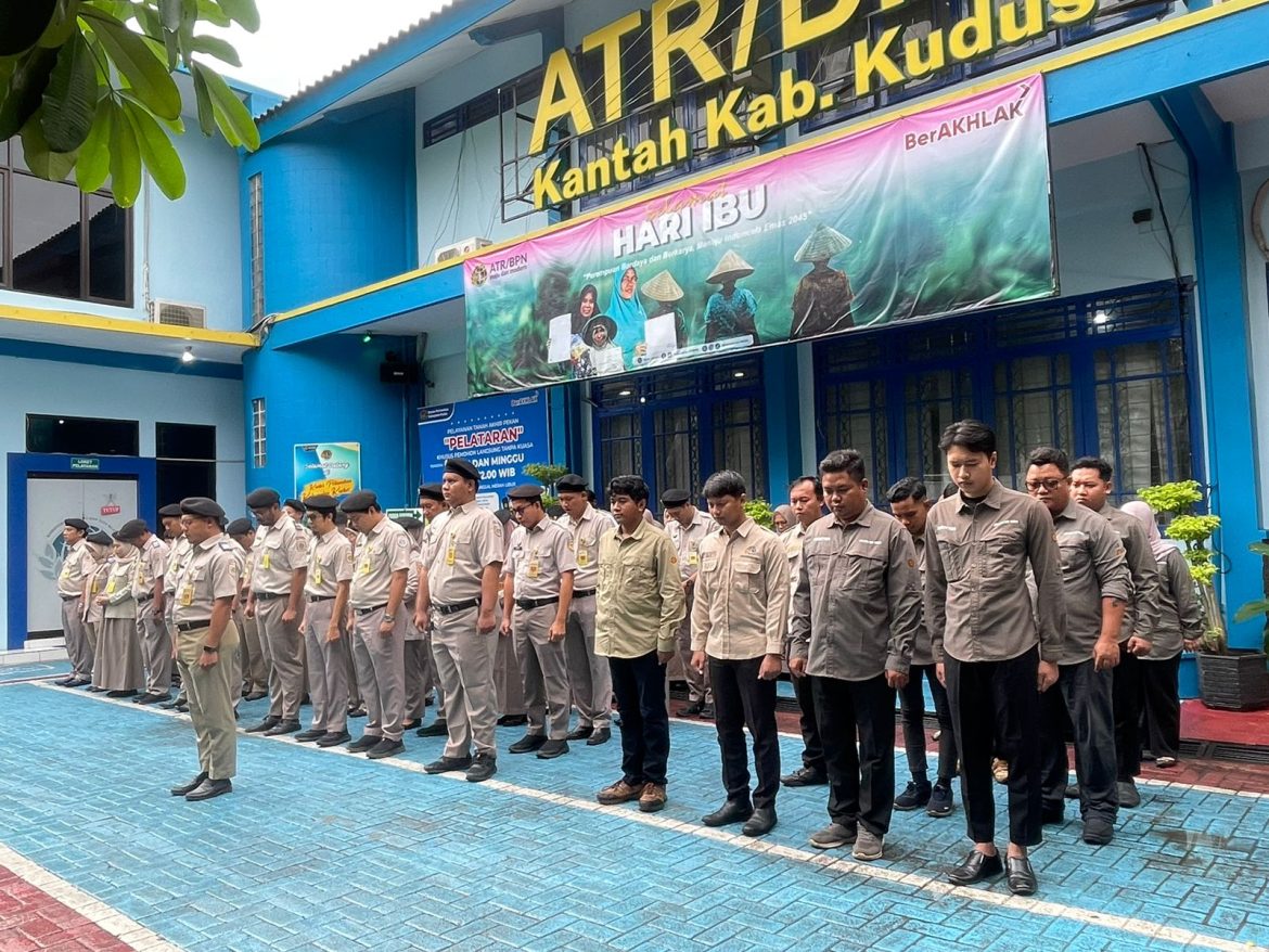 Apel Pagi Kantor Pertanahan Kabupaten Kudus Tekankan Penguatan Komunikasi dan Komitmen Peningkatan Layanan Tahun 2026