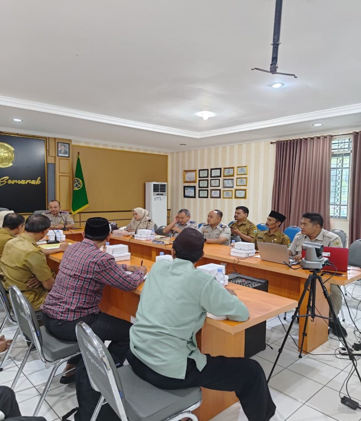 Kantor Pertanahan Kabupaten Kudus Bahas Persiapan Pengukuran Tanah Milik Yayasan Masjid dan Makam Sunan Muria