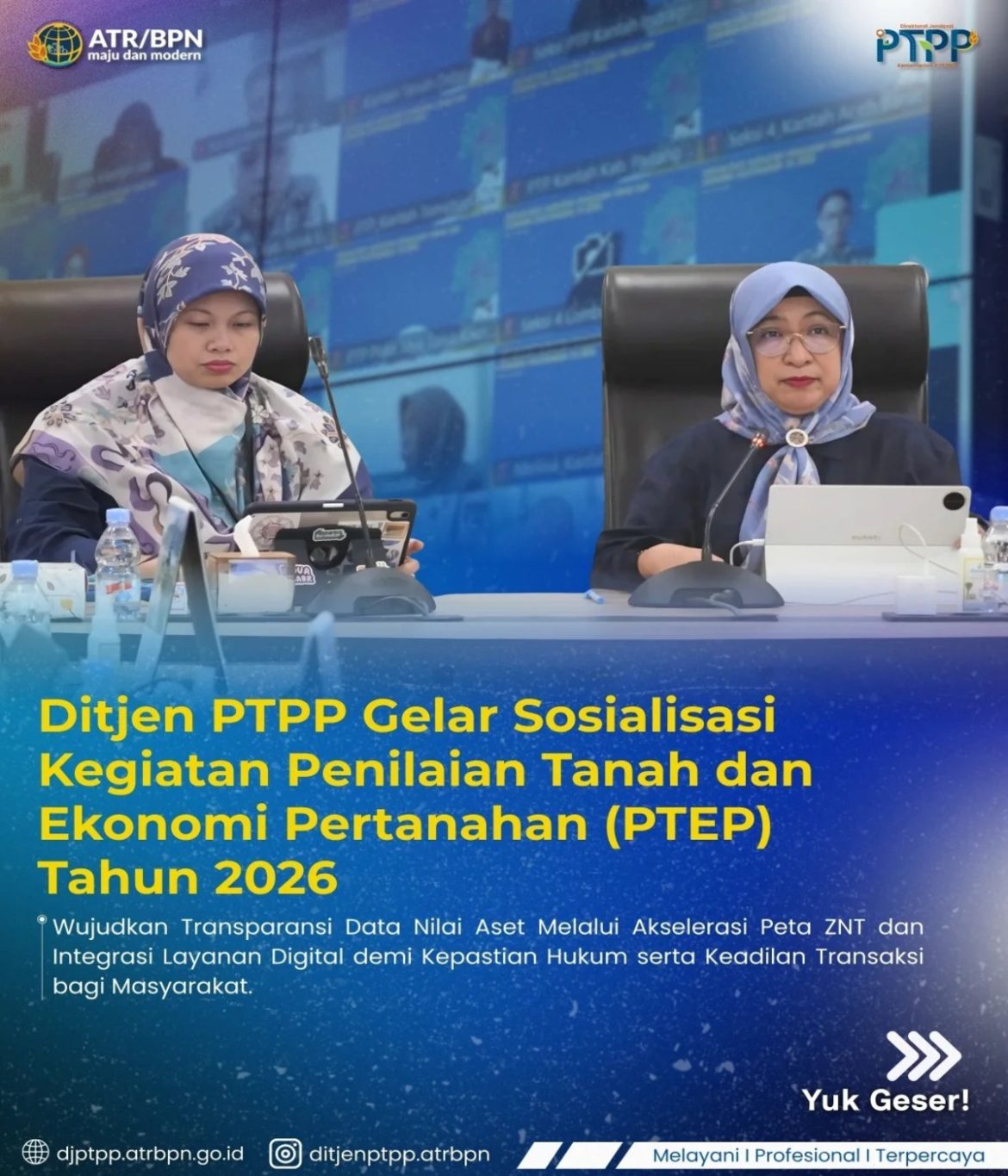 Ditjen PTPP Gelar Sosialisasi Kegiatan Penilaian Tanah dan Ekonomi Pertanahan (PTEP) Tahun 2026