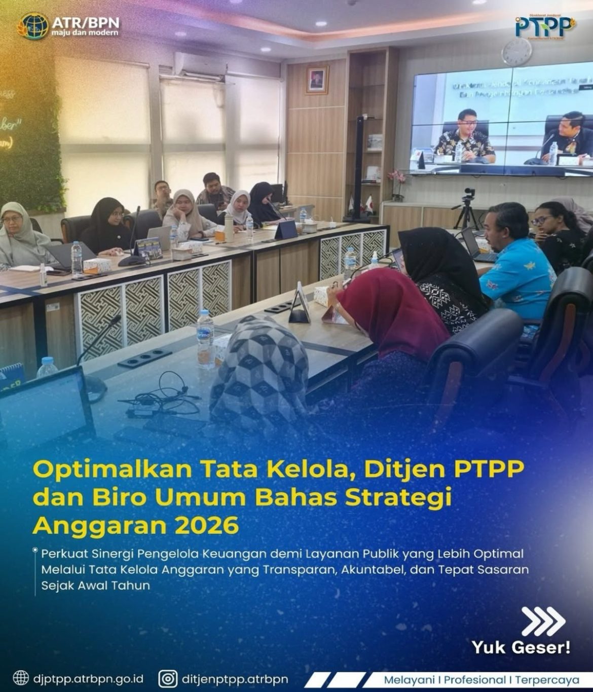 Optimalkan Tata Kelola, Ditjen PTPP dan Biro Umum Bahas Stategi Anggaran 2026