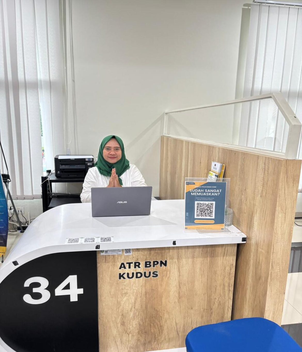 Di Mall Pelayanan Publik pada gerai Nomor 34 dan 35 Kantor Pertanahan Kabupaten Kudus siap Layani Pemohon Pertanahan