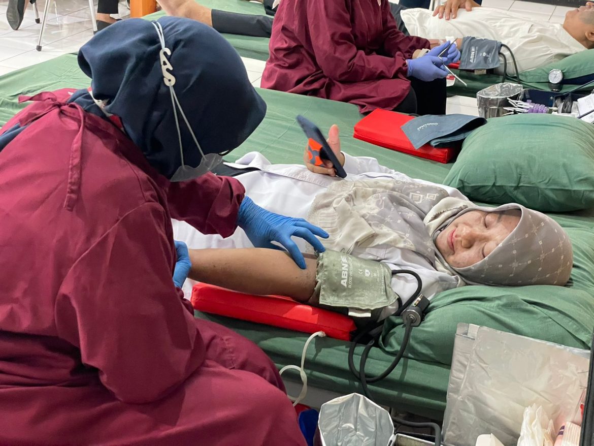 Kantor Pertanahan Kabupaten Kudus Gelar Donor Darah Rutin