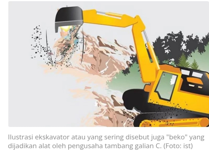 Pembodohan Publik :” Diduga Oknum Penambang Gali Kuari Ilegal, Hasil Ditampung di Lokasi Legal ?!”