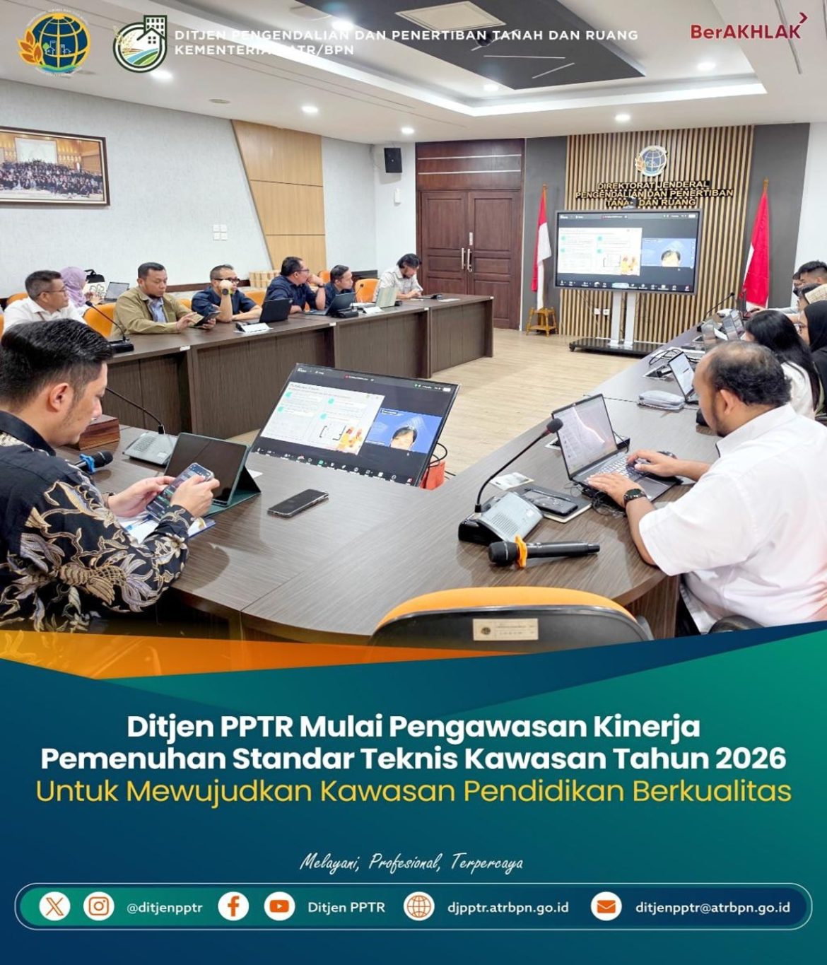 Ditjen PPTR Mulai Pengawasan Kinerja Pemenuhan Standar Teknis Kawasan Tahun 2026 untuk Mewujudkan Kawasan Pendidikan Berkualitas