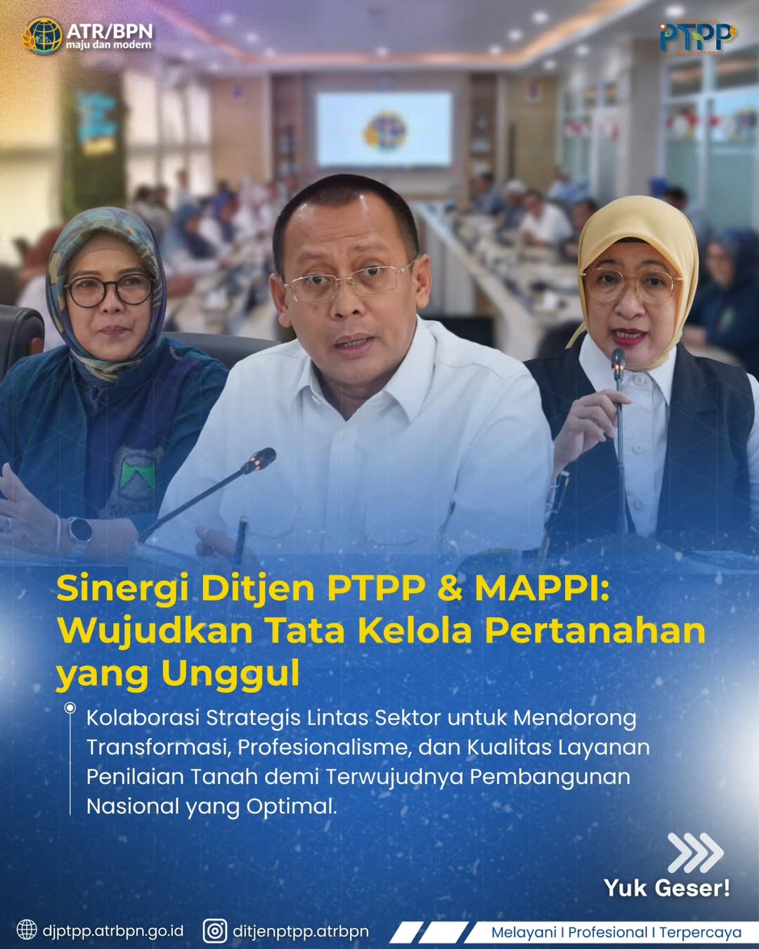 Sinergi Ditjen PTPP dan MAPPI Wujudkan Tata Kelola Pertanahan yang Unggul