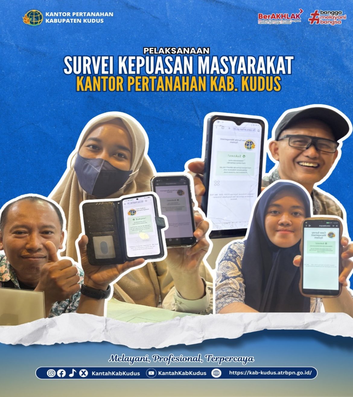 Pelaksanaan Survei Kepuasan Masyarakat Kantor Pertanahan Kab. Kudus