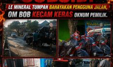 Diduga Armada Pengangkut BBM Solar Subsidi Le Mineral Tumpah Bahayakan Pengguna Jalan, Om Bob Kecam Keras Oknum Pemilik